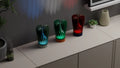 Bloom Lamp — Radial Fin Accent Light, Cordless 16-Color RGB with Remote