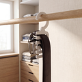Belt Hanger — Ribbed Closet Rack for Belts, Ties & Scarves