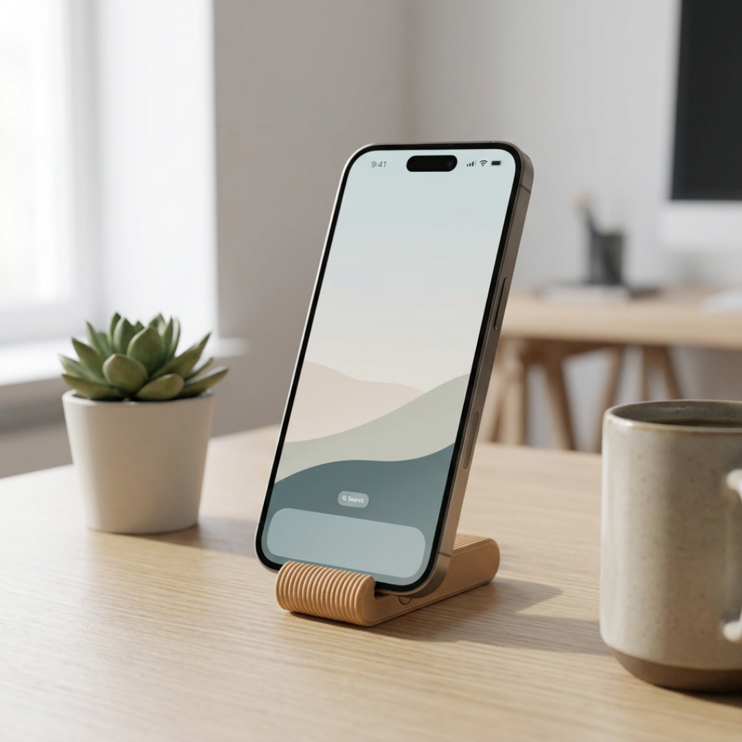 Foldable Pocket Phone Stand — Folding Smartphone Holder for Desk & Travel